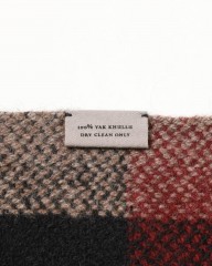 NORLHAヤクウール チェック 大判ストール【Nomad Nets Wide Chic】mb_07l