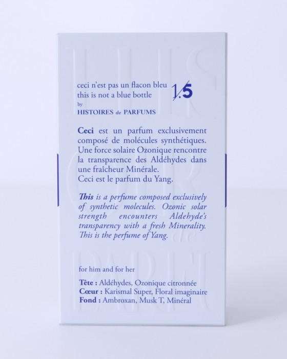 Histoires de Parfumsオードパルファム This is not a blue bottle 1/.5【60ml】12l