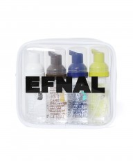 EFNALcare衣料用洗剤スターター＆トラベルセット（ポーチ付き）【水のいらない4種の専用洗剤/50ml×4本】mb_01l