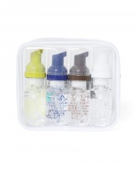 EFNALcare衣料用洗剤スターター＆トラベルセット（ポーチ付き）【水のいらない4種の専用洗剤/50ml×4本】mb_02l