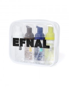衣料用洗剤スターター＆トラベルセット（ポーチ付き）【水のいらない4種の専用洗剤/50ml×4本】