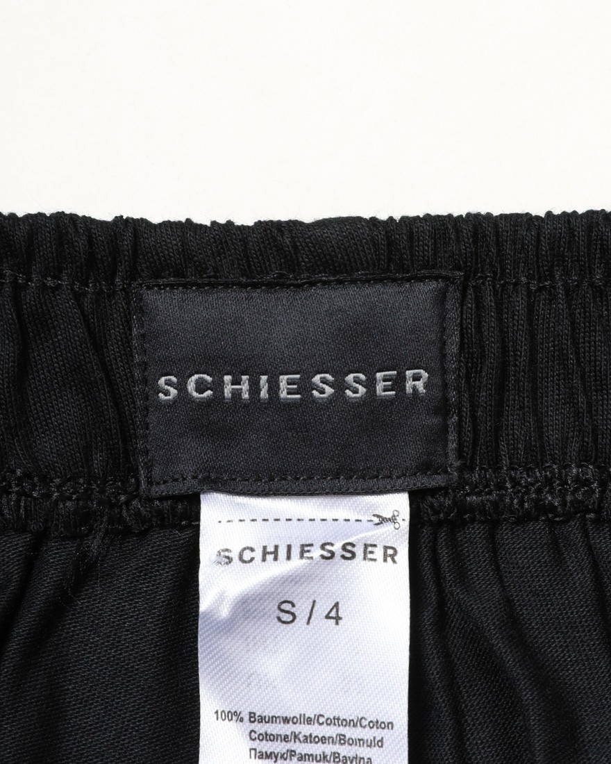 Schiesser2パック ソリッドカラー ジャージートランクス【BOXERSHORTS】09l