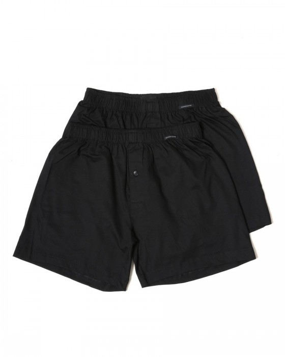 Schiesser2パック ソリッドカラー ジャージートランクス【BOXERSHORTS】ma