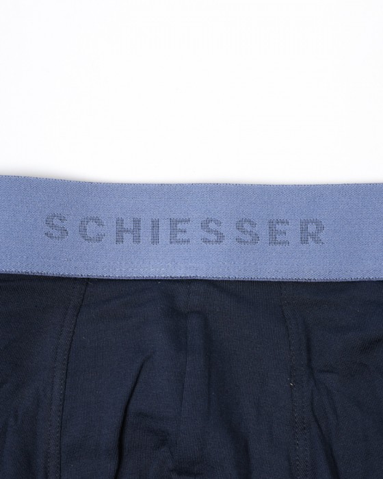 Schiesser95/5 リブカラーアソート 3パック ストレッチショーツ【95/5】03l