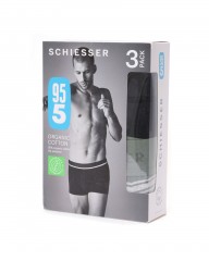 Schiesserボーダーアソート 3パック ストレッチショーツ 【95/5】mb_16l