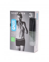 Schiesserパームツリー柄アソート 3パック ストレッチショーツ 【95/5】mb_15l
