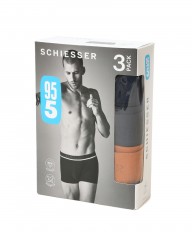 Schiesserボーダーアソート 3パック ストレッチショーツ【95/5】mb_15l