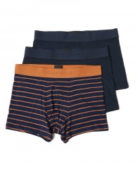 Schiesserボーダーアソート 3パック ストレッチショーツ【95/5】mb_c0