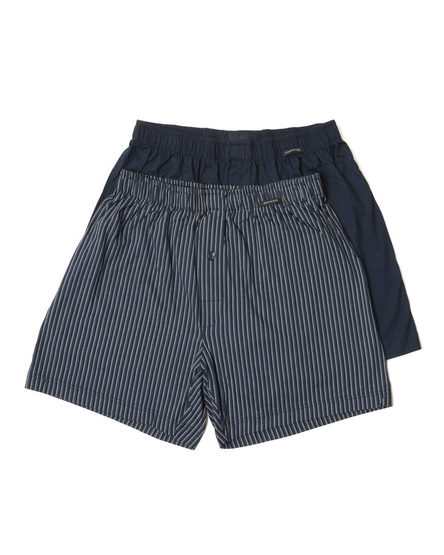 Schiesser2パック カラーアソート ジャージートランクス【BOXERSHORTS】ma