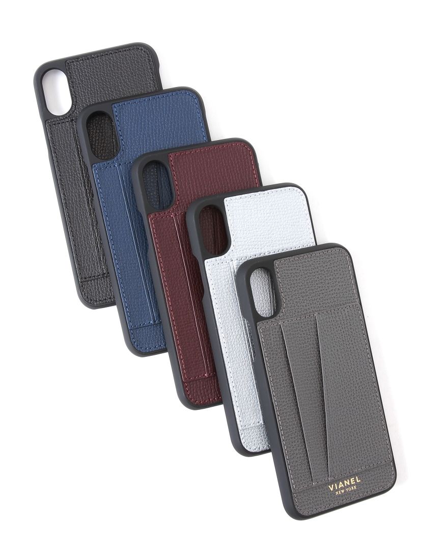 VIANEL NEW YORKVIANELカードホルダー付きiPhoneケース 【X対応】04l