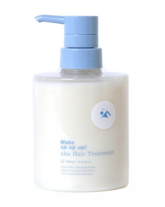 ＜東京ライフ＞ uka（ウカ） ヘアトリートメント【uka Hair treatment Wake up up up! Chubby Bottle（400ml）】画像