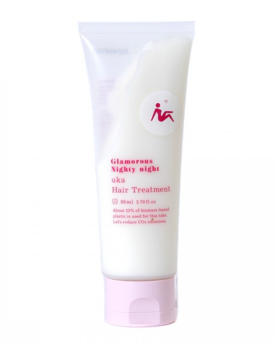 ＜東京ライフ＞ uka（ウカ） ヘアトリートメント ミニサイズ【uka Hair treatment Glamorous Nighty night Skinny Tube（80ml）】画像