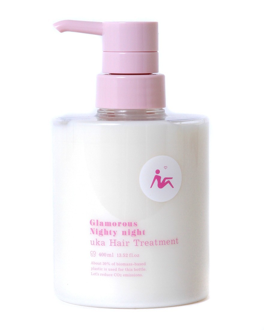 ヘアトリートメント Uka Hair Treatment Glamorous Nighty Night Chubby Bottle 400ml Uka ウカ Tokyolife ヘアトリートメント Uka Hair Treatment Glamorous Nighty Night Chubby Bottle 400ml Uka ウカ Tokyolife