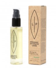 LIP intimate careシェービングモイスチャライジングオイル  フレグランスフリー&ビサボロール【75ml】mb_02l