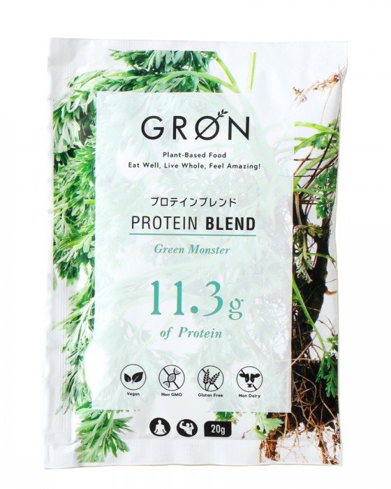 GROEN※ワケあり※プロテインブレンド 20g【グリーンモンスター/レッドヒート】c0