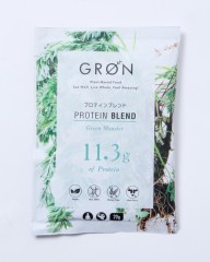 GROEN※ワケあり※プロテインブレンド 20g×12袋【グリーンモンスター/レッドヒート】mb_07l