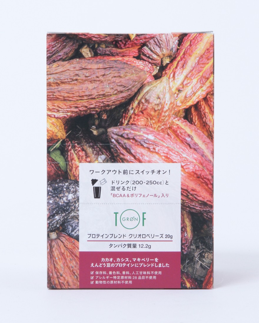 GROENプロテインブレンド 20g×12袋01l