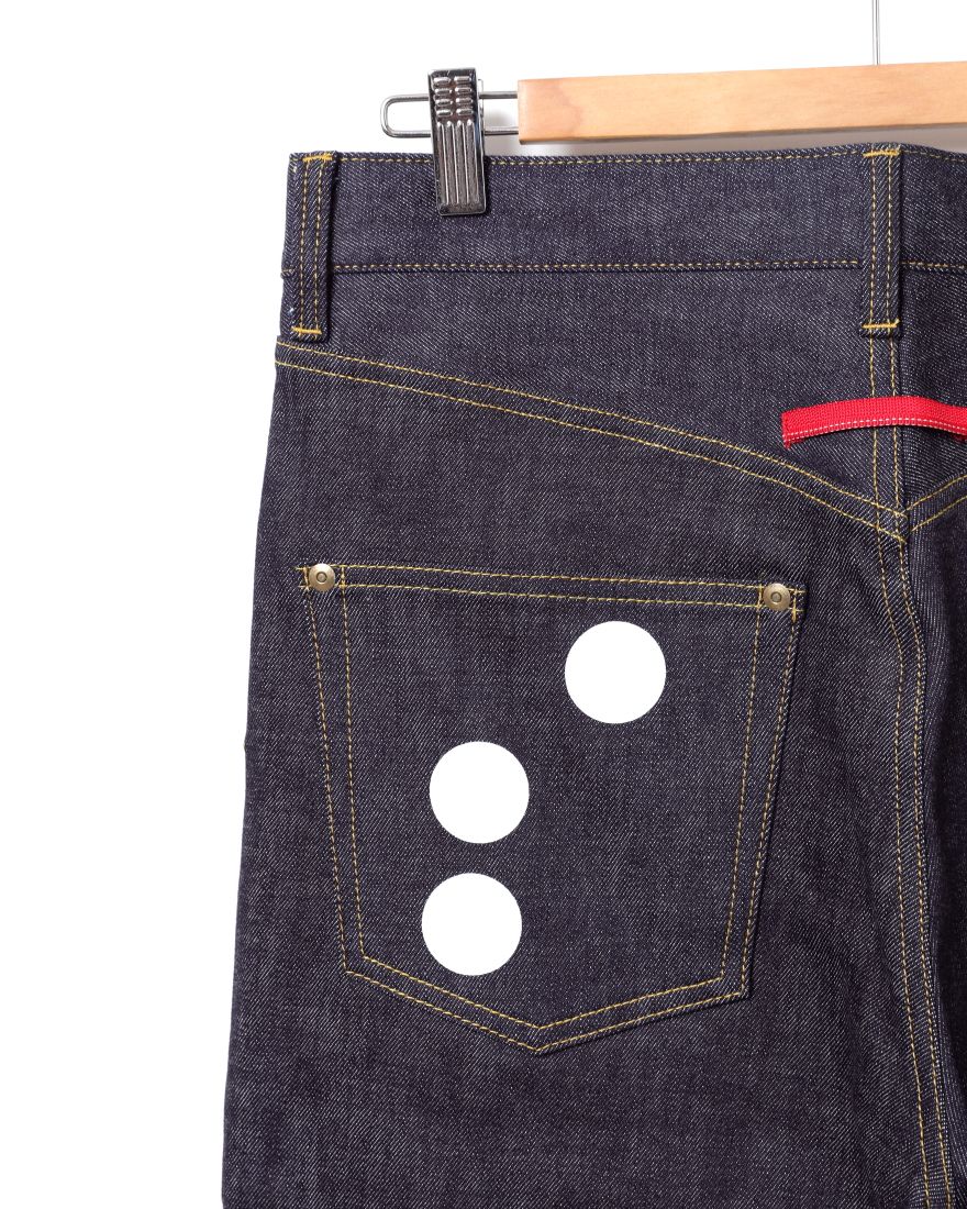 14oz パッチワークデニムパンツ｜SHINICHIRO ARAKAWA（シンイチロウ 