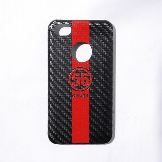 ＜東京ライフ＞ 56design（フィフティーシックスデザイン） carbon iphone case(for iphone4 4S)画像