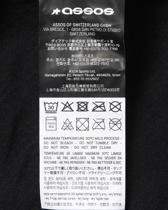 ASSOSウィンタージャケット【EQUIPE R HABU WINTER JACKET S11】29l
