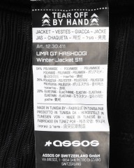 ASSOSレディースウィンタージャケット【UMA GT WINTER JACKET S11】mb_22l