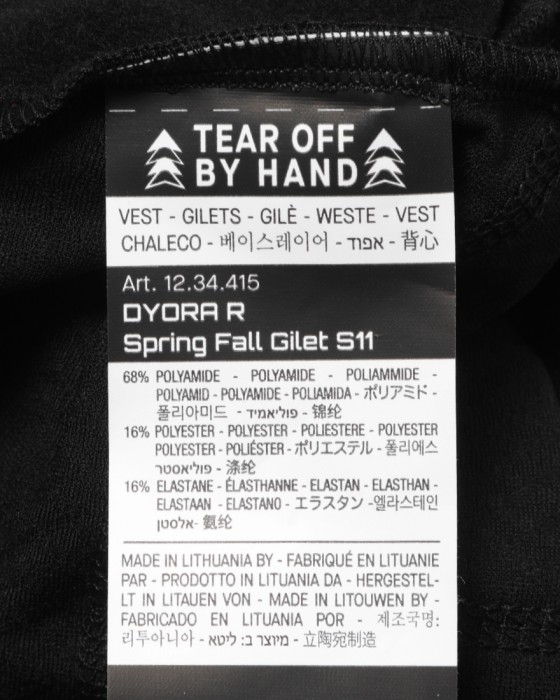 ASSOSレディースサイクルジレ【DYORA R SPRING FALL GILET S11】17l