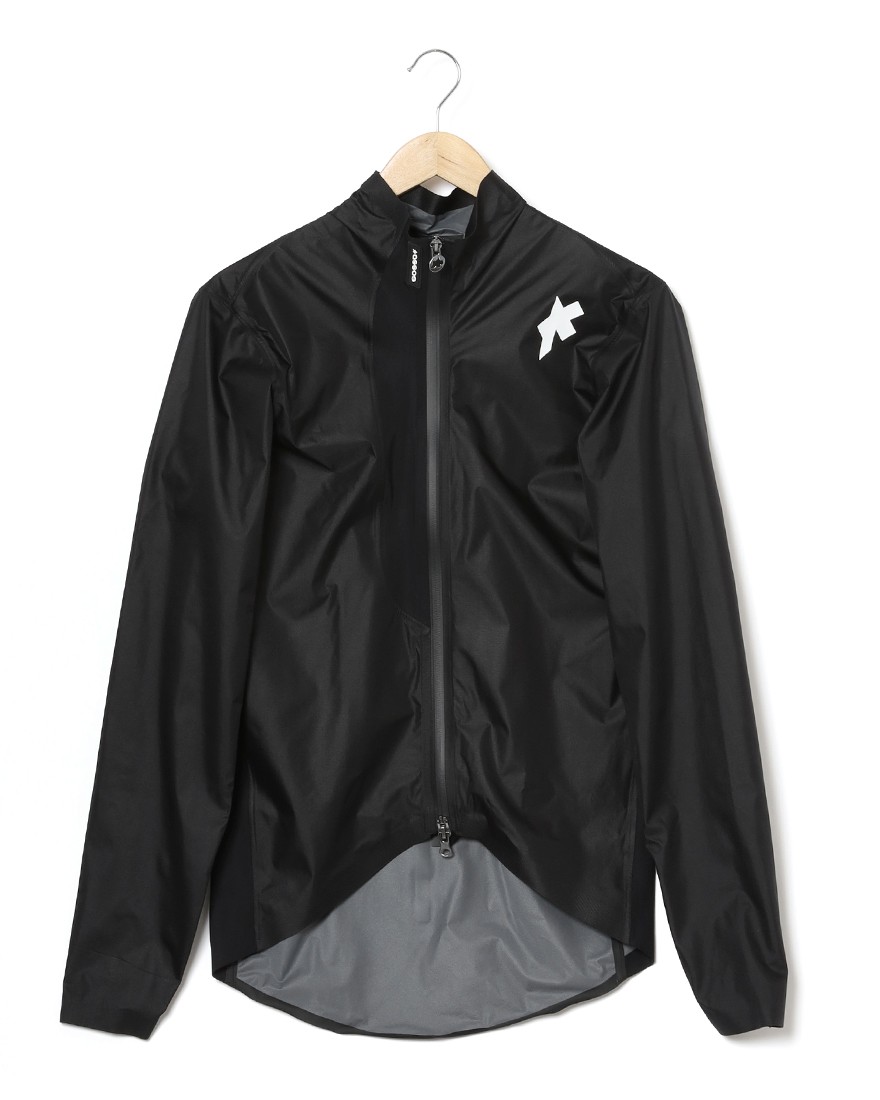 ASSOS フグジャケット 黒 S 軽量レインシェルジャケット【EQUIPE RS SCHLOSSHUND RAIN JACKET S11