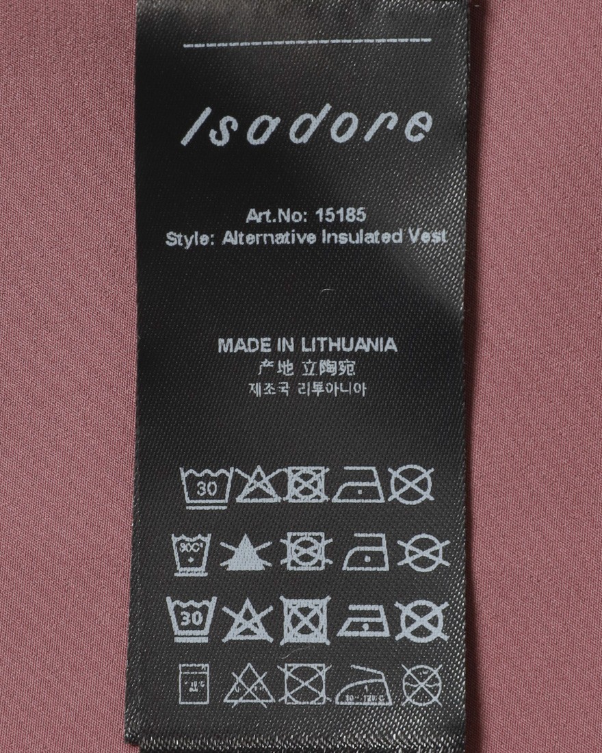 Isadoreインサレーテッドベスト【Alternative Insulated Vest】26l
