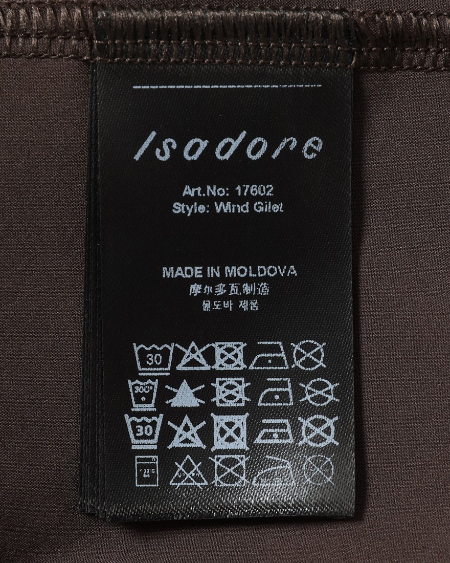 Isadore軽量 ウィンドジレ【Wind Gilet】22l