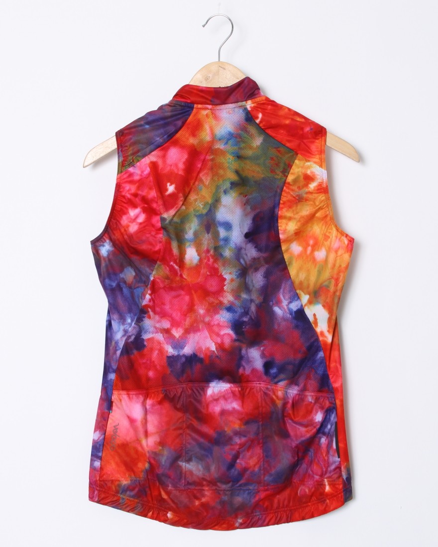 Velocioレディースウルトラライトベスト【Women's Ice Dye SE Wind Vest】08l