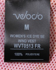 Velocioレディースウルトラライトベスト【Women's Ice Dye SE Wind Vest】mb_17l