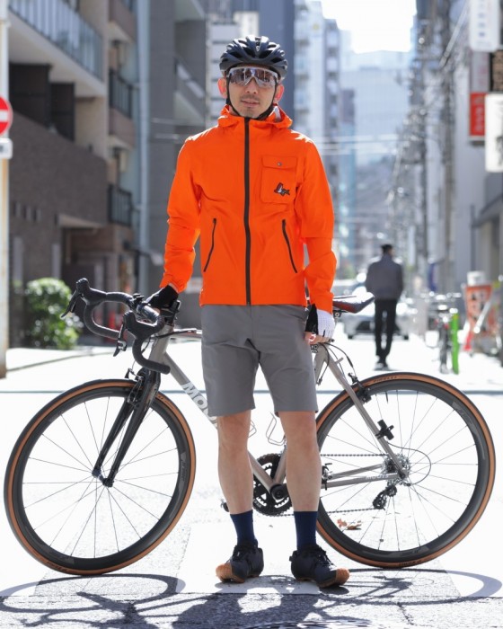 Cafe du Cyclisteウォータープルーフフーデッドジャケット【Alizee】ma