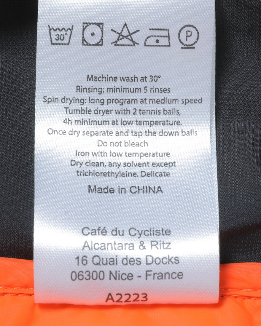 Cafe du Cyclisteパッカブルダウンベスト【Maya】20l