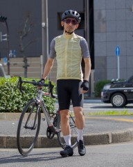Cafe du Cyclisteウィンドジレ【Petra Gilet】mb_ma