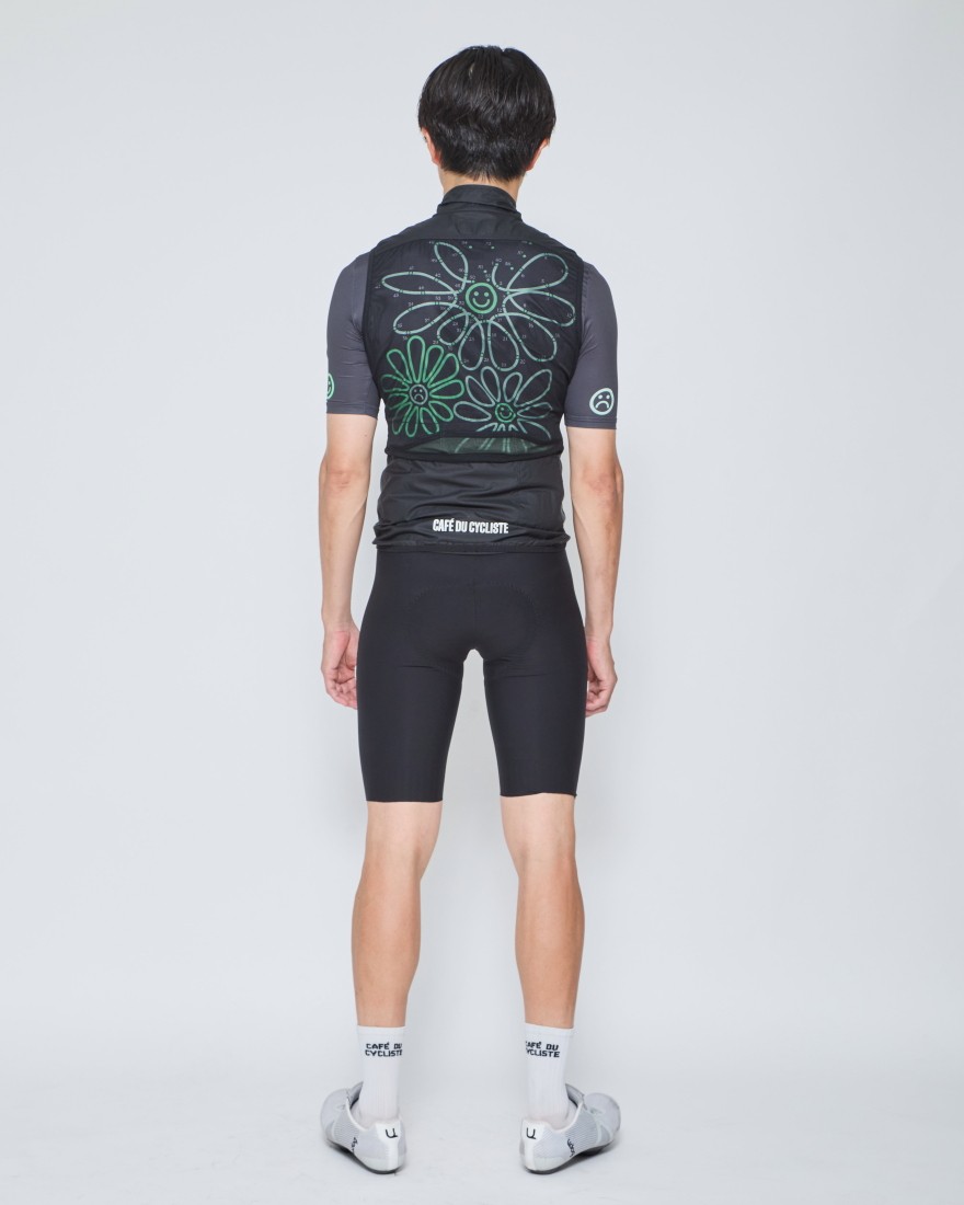 Cafe du Cyclisteウィンドプルーフジレ【Edith】25l