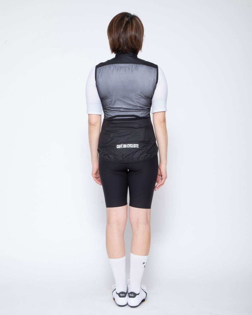 Cafe du Cyclisteレディースウィンドプルーフジレ【Edith】29l