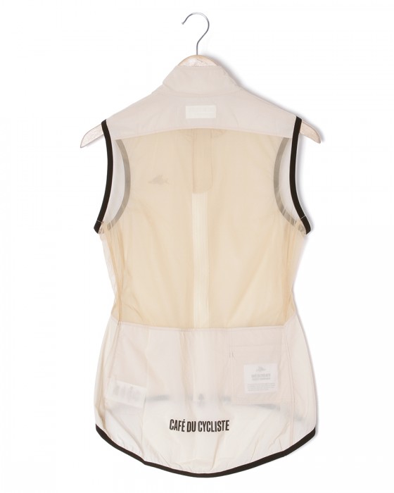 Cafe du Cyclisteレディースウィンドプルーフジレ【Edith】30l