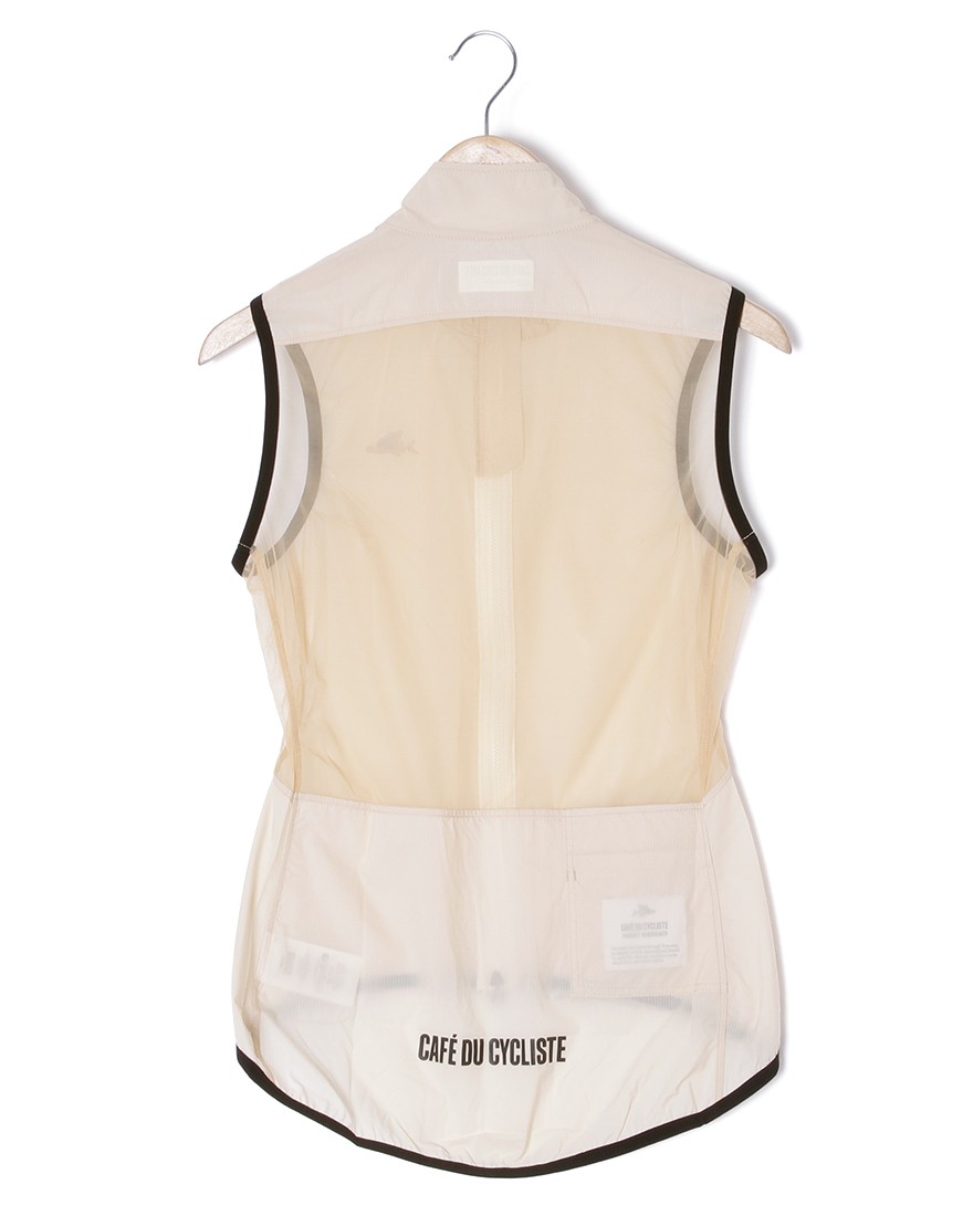 Cafe du Cyclisteレディースウィンドプルーフジレ【Edith】30l