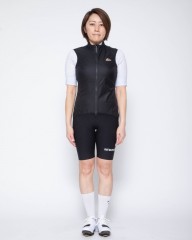 Cafe du Cyclisteレディースウィンドプルーフジレ【Edith】mb_27l