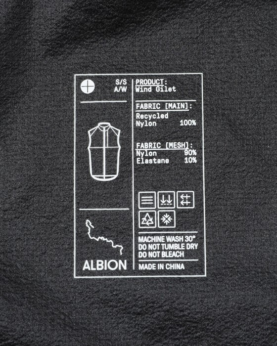 ALBIONサイクルジレ【PERTEX QUANTUM WIND GILET】20l