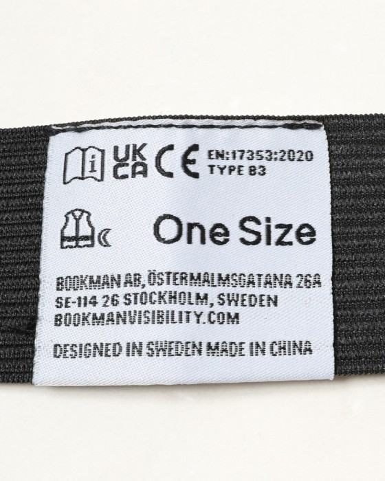 BOOKMANリフレクティブ クロス ベルト【Reflective Cross Belt】13l