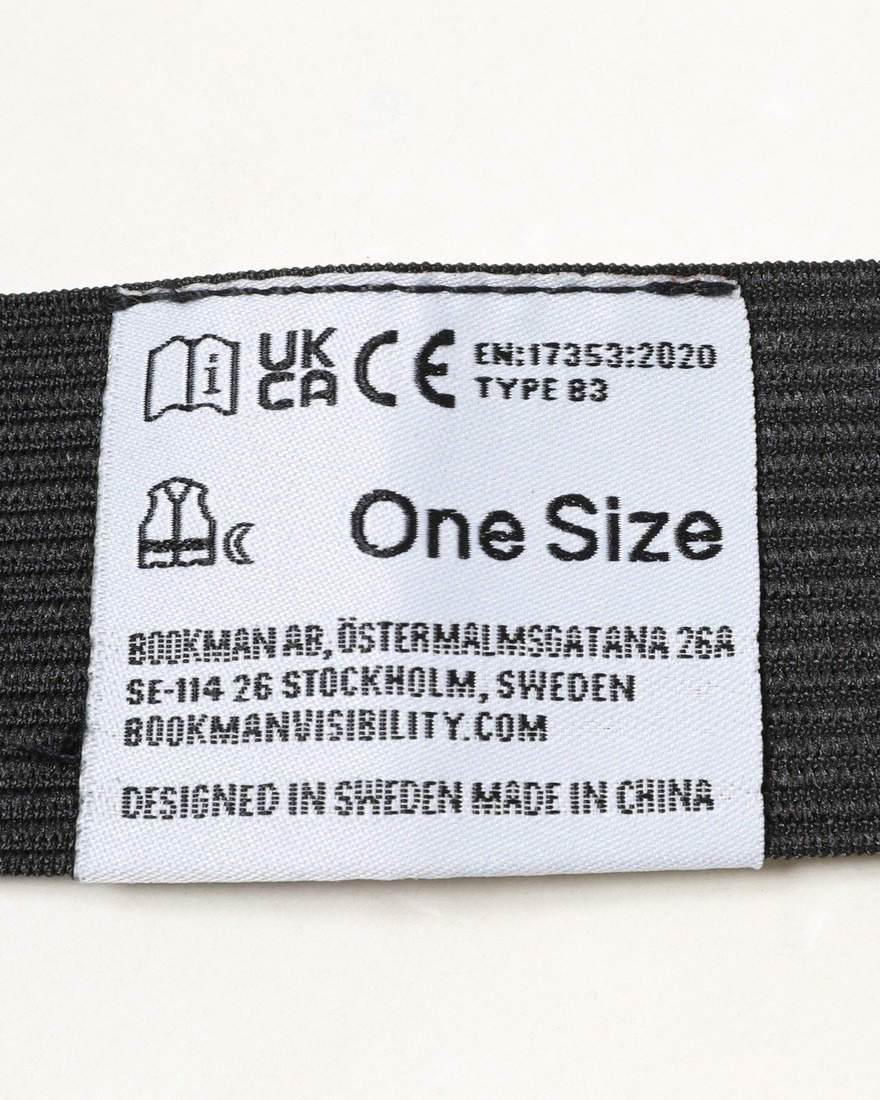 BOOKMANリフレクティブ クロス ベルト【Reflective Cross Belt】13l