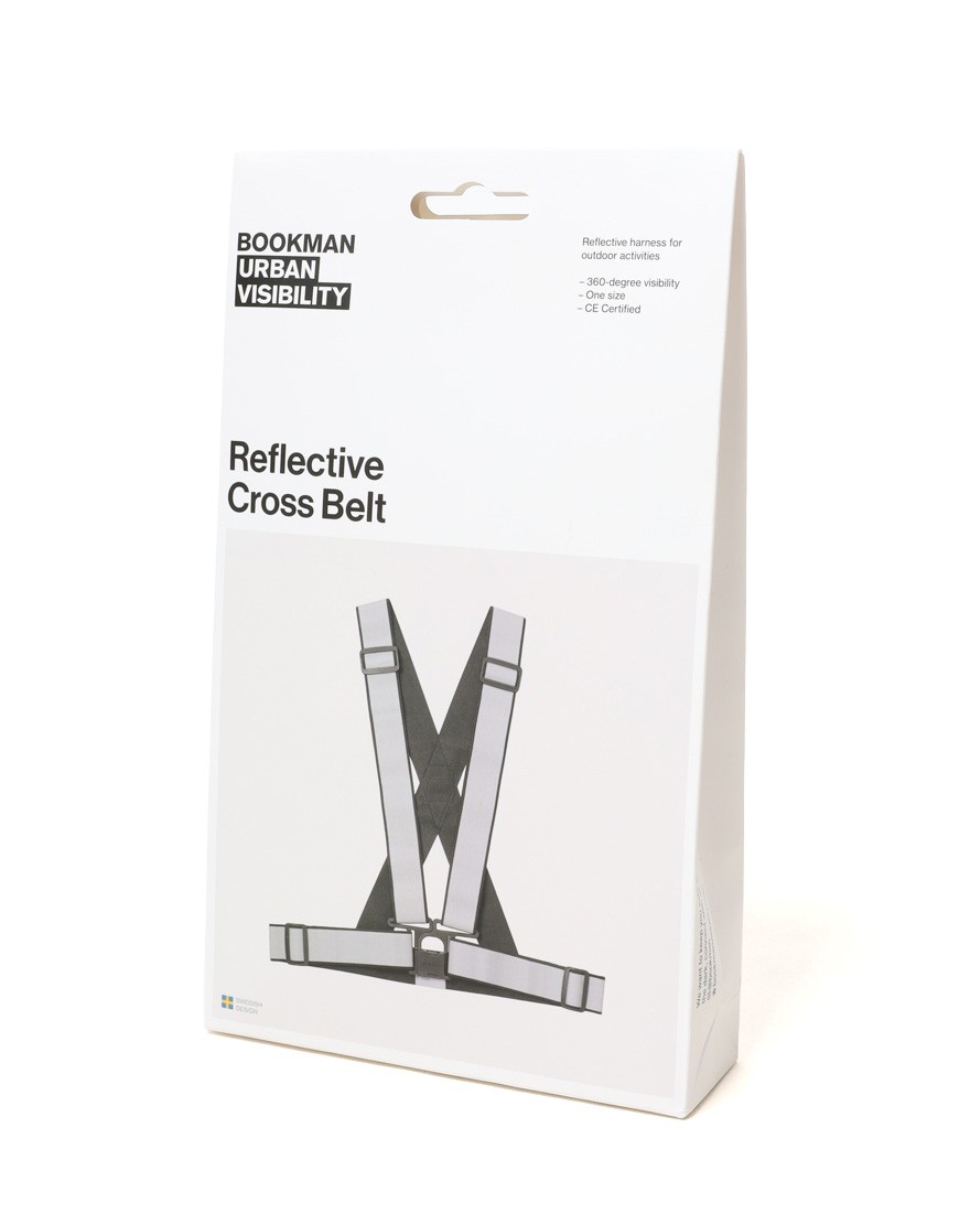 BOOKMANリフレクティブ クロス ベルト【Reflective Cross Belt】19l