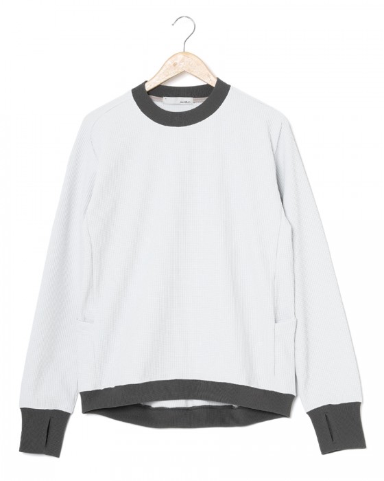 narifuriマルチワッフルクルーネックスウェット【NF1173】c6