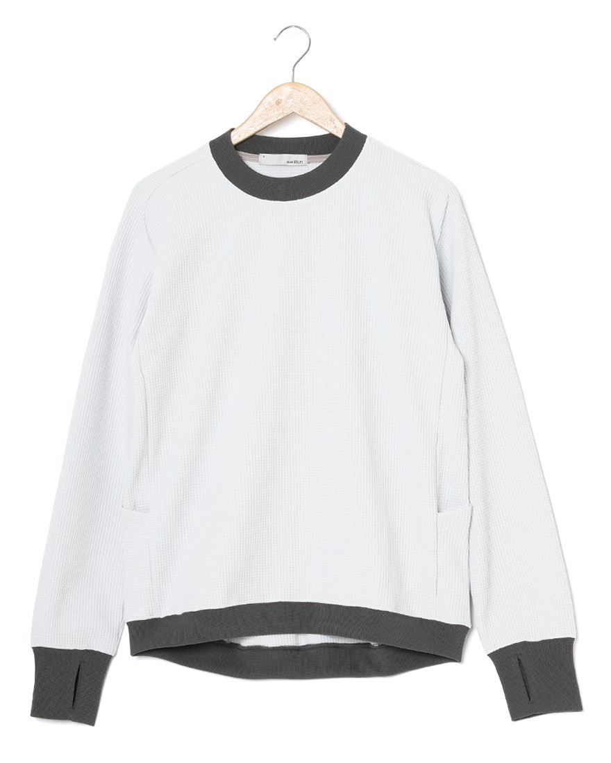 narifuriマルチワッフルクルーネックスウェット【NF1173】c6