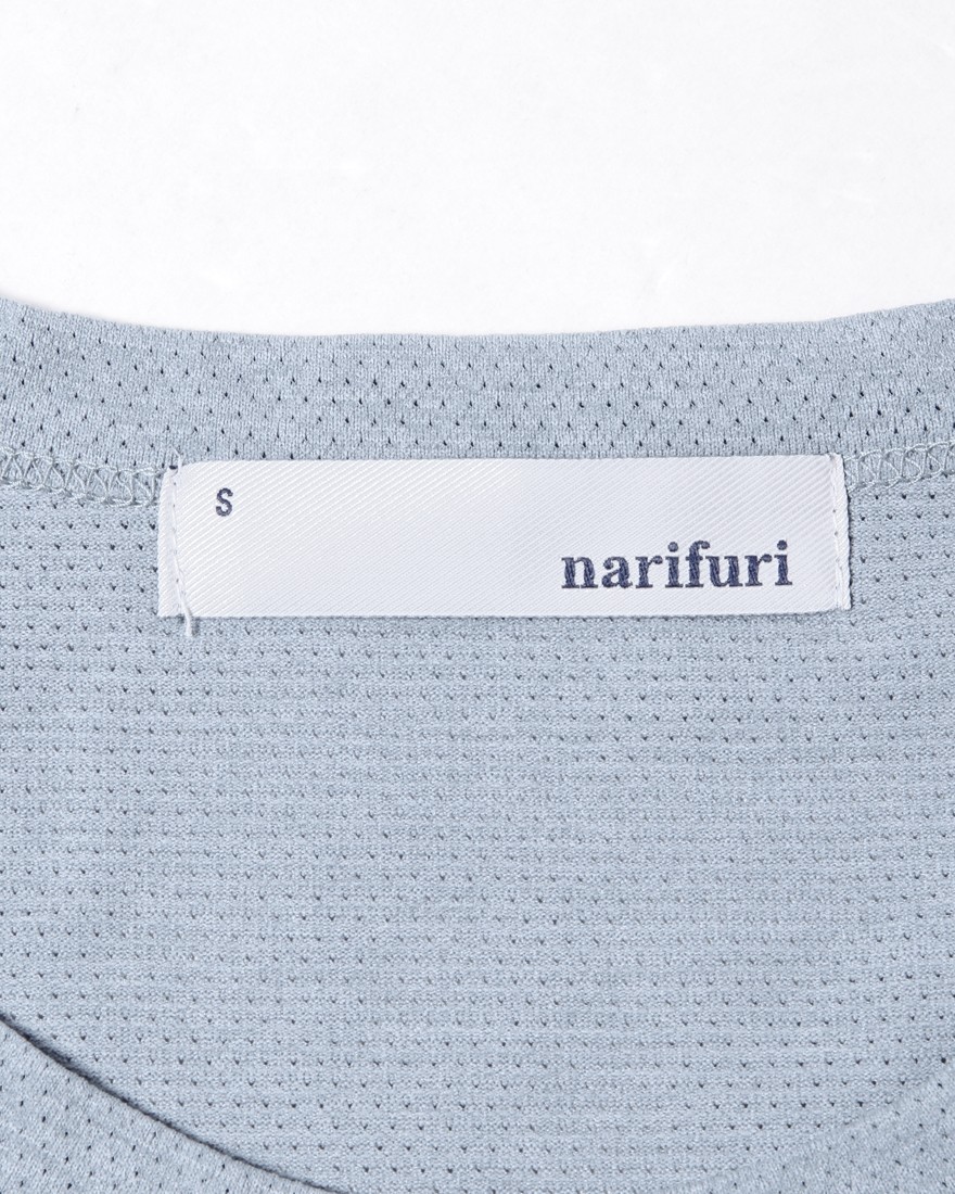 narifuriアクティブメッシュバックポケットロングTシャツ【NF1178】15l