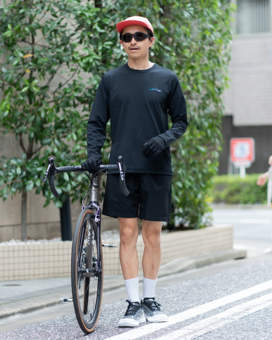 narifuriアクティブメッシュバックポケットロングTシャツ【NF1178】ma