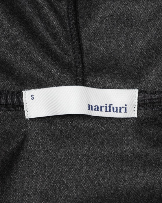 narifuriフランネルニットジップパーカー【NF1211】12l