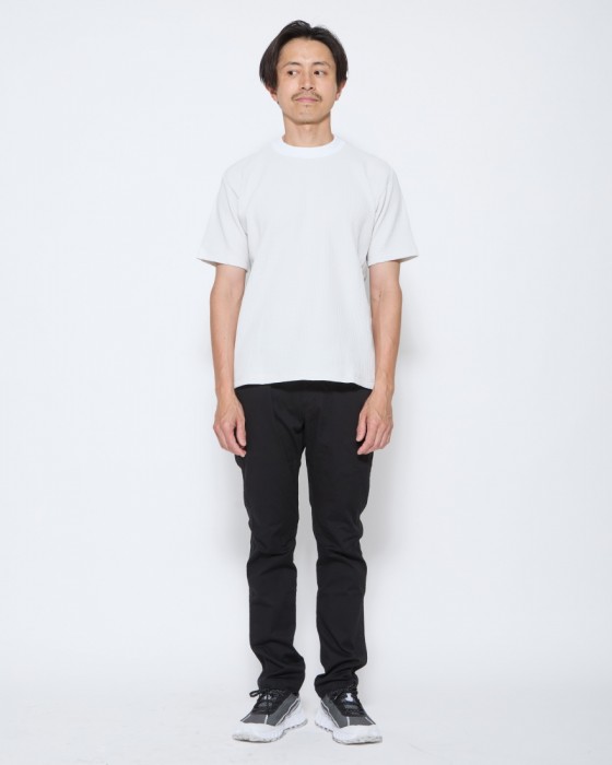 narifuriマルチワッフルクルーネックTシャツ【NF1174】01l