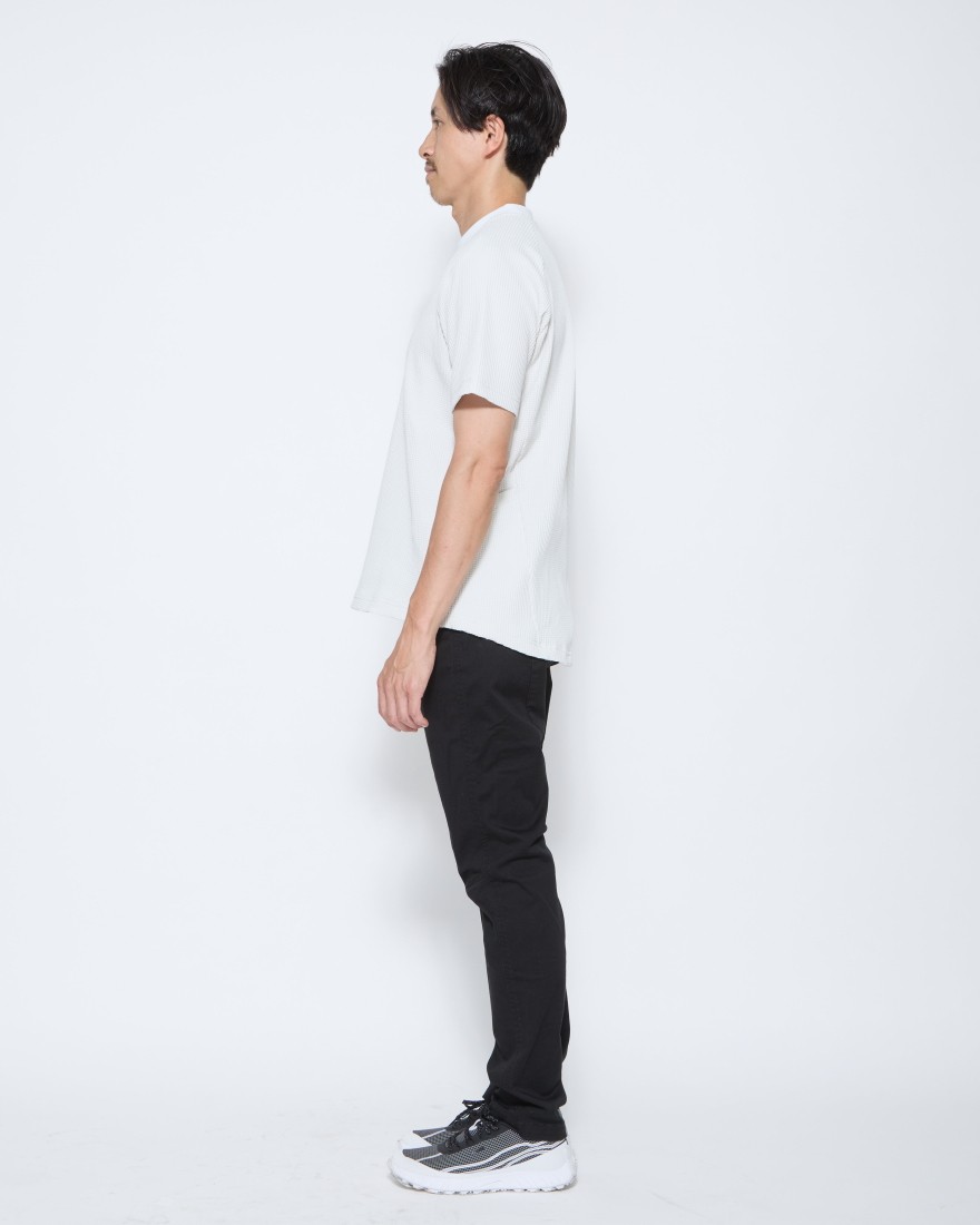 narifuriマルチワッフルクルーネックTシャツ【NF1174】02l